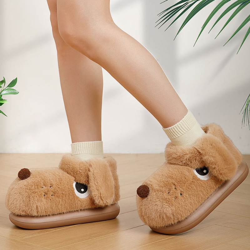 Warm Full-Cover Dog Slippers